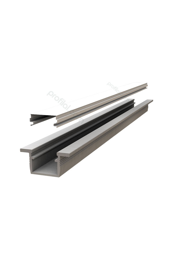 12x24 mm Kanatlı Kanal Led Profili